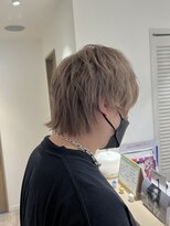 ラボヌールヘアー 宇都宮店(La Bonheur hair) ミルクティーアッシュ×ウルフ♪【宇都宮駅/インナーカラー】