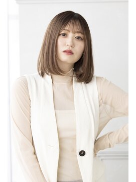 トティア 梅田(Totia) 【Totia梅田】大人カジュアルボブ×カーキベージュ