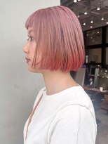 アルバム 銀座(ALBUM GINZA)&nbsp;ピンクグラデーション_マチルダボブピンクベージュ_ba472861