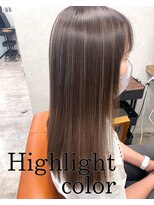 ビューティーサロン ガーデン(beauty salon garden)&nbsp;細め大人可愛いハイライト ☆ 担当 蒼 ☆