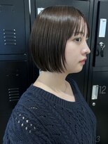 ヘアーブレイス(hair brace) 顎ラインミニボブ　stylist今井