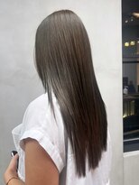 アイティーバイアルバム 北千住店(IT by ALBUM)&nbsp;ダークグレー_切りっぱなしボブエアリーロング_ba479061