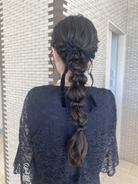 ボナ ヘアー(bona.hair) 編みおろしヘア
