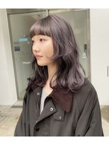 ロマリア(Lomalia)&nbsp;【Lomalia表参道】顔まわりレイヤー/グレージュ/シアーカラー