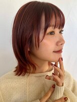 トリッカ 代官山(tricca)&nbsp;外はねミディ/オレンジブラウン