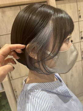 テーラヘアー 君津店(TELA HAIR) インナーブルーシルバー