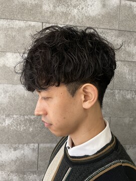 ニアウ 伊勢崎連取店(Niau) メンズマッシュシャドウパーマメンズパーマ