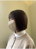 イメチェン/ホワイトブロンド/外ハネボブ/美髪/南草津