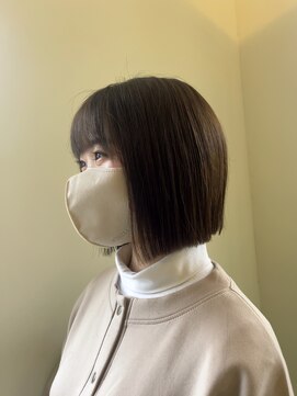 エクファ ヘア シェリル 草津 南草津店(ex-fa hair cherir) イメチェン/ホワイトブロンド/外ハネボブ/美髪/南草津