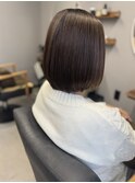 髪質改善カラー　白髪ぼかし