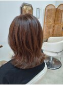 セミロング外ハネ