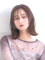ラフィス ヘアー ロビン 名古屋店(La fith hair robin) 【La fith】外ハネボブ×シースルーバング×ショコラブラウン