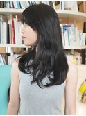 セミロングレイヤーカット