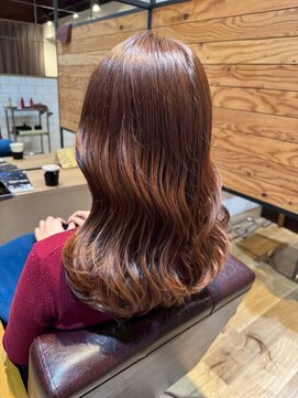 フリックヘアサロン 梅田茶屋町2号店(FLICK HAIR SALON) ブラウンカラー/くびれ巻き/梅田