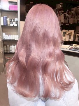 ベレーザ 渋谷神南(Beleza) 16252ブリーチ＆ダブルカラー渋谷ホワイトピンクモーヴピンク