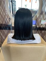 ヘアショップエヌアンドエー 久喜 栗橋店(hairshop N&A)&nbsp;直線的なラインが魅力◎洗練されたモードな切りっぱなしボブ