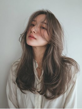 By second 髪質改善/カラー/トリートメント/縮毛矯正/ストレート 那覇新都心店 の写真/厳選したこだわり薬剤のみ使用!髪質改善との組み合わせ◎更に艶・透明感のある髪へと導きます♪