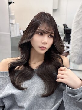 ロムーク 表参道(LOMKH) 新生活はエクステイメチェン/美髪/ワイドバング/ブルーブラック