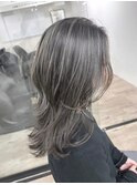 #コントラストハイライト#レイヤーカット#ウルフ