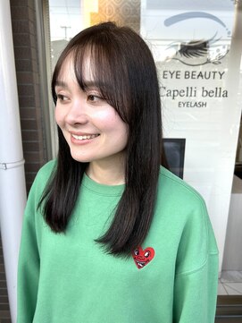 カペリベラ CapelliBella 香里園店 髪質改善カラー/ナチュラルブラウン/ショコラブラウン