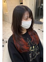 キューミー(Qmee) レイヤーカット インナーカラー