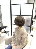 白髪ぼかし/白髪改善カラー/ショート/透明感カラー/脱白髪染め