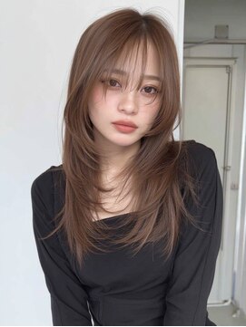 レリーアンテ 大阪梅田(Rely ante) ホワイトグレージュ/デジタルパーマ/チェリーブラウン/西梅田