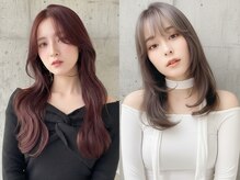 ★SNSで話題のブリーチなしダブルカラー★黒髪や暗髪からでも1日で透明感のある色味や濃い色味を可能に☆