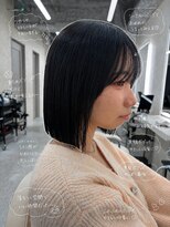 サンドレオ 新宿店(sand Leo) レイヤーカット/レイヤーボブ/ミルクティーベージュ顔周りカット