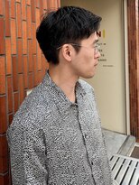 ヒントステーション フォーメンズ(HINTSTATION for Men's)&nbsp;〈浅草美容室〉スパイキーショート/毛流れパーマ