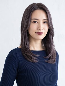 と和 巣鴨 小顔韓国風くびれレイヤー！大人の艶グレージュ