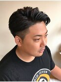 男前オールバック＊刈り上げスタイル