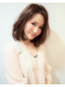 ウノプリール 茶屋町店(unopulir) 【unolog 藤波】デジタルパーマ×フェミニン×ミディアム