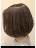 大人ナチュラルハイライト_グラデーションボブ