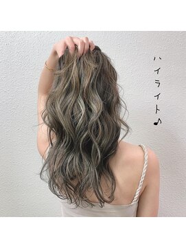 アウルム 下北沢(aurum) 【ロング】ハイライト&グレージュ♪