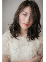 カバーヘア ブリス 戸田公園西口店(COVER HAIR bliss)&nbsp;グラマラスなアシンメトリー小顔セミディZ戸田公園30代40代50代