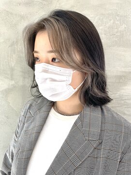 ペスカ 長町南店(pesca) フェイスフレーミング×ホワイトグレー