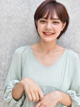 カンナ(Canna) 耳かけショート/イメチェン前髪/ラベンダーカラー/髪質改善/20代