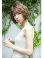 ミエル ヘア 新宿(miel hair)&nbsp;〈mielhair新宿〉大人可愛いゆるふわショートボブ
