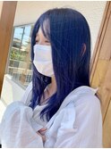 セミロングパープル