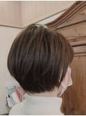 耳かけ可 小顔 ショートボブ