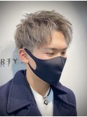 ショートアップバング/ハイトーングレージュ