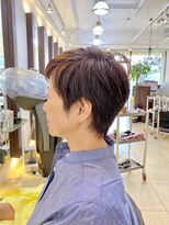 ヘアアーク(HAIR arc) 大人ショート#奏の杜#京成津田沼#N.ルフレカラーサンドベージュ