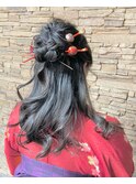 卒業式着付け+ヘアセット
