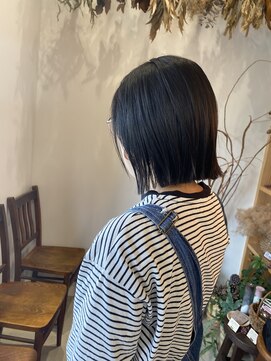 イング(ing) olive gray × bob