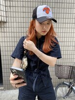 グリット(Grit) レイヤーロング×オレンジカラー【Grit神戸元町店】