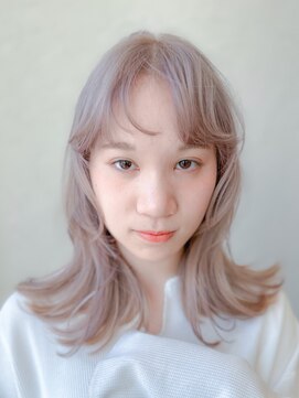 テン 栄店(tenn) ミルクティーベージュ/イルミナカラー/ケアブリーチ【kuroda】