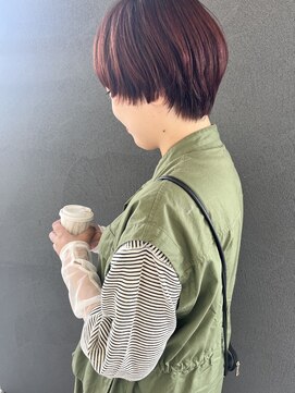 イロ プラス 南田宮店(iro+) 【nobuyo】mash short × red orange