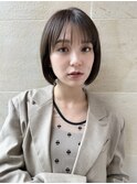 ◎ボブ/ロブ/切りっぱなし/前髪/顔周りカット/銀座一丁目