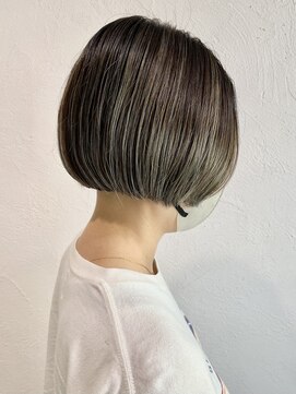 レクタ(recta) 大人30代40代白髪ぼかしハイライトアッシュグレイカラー